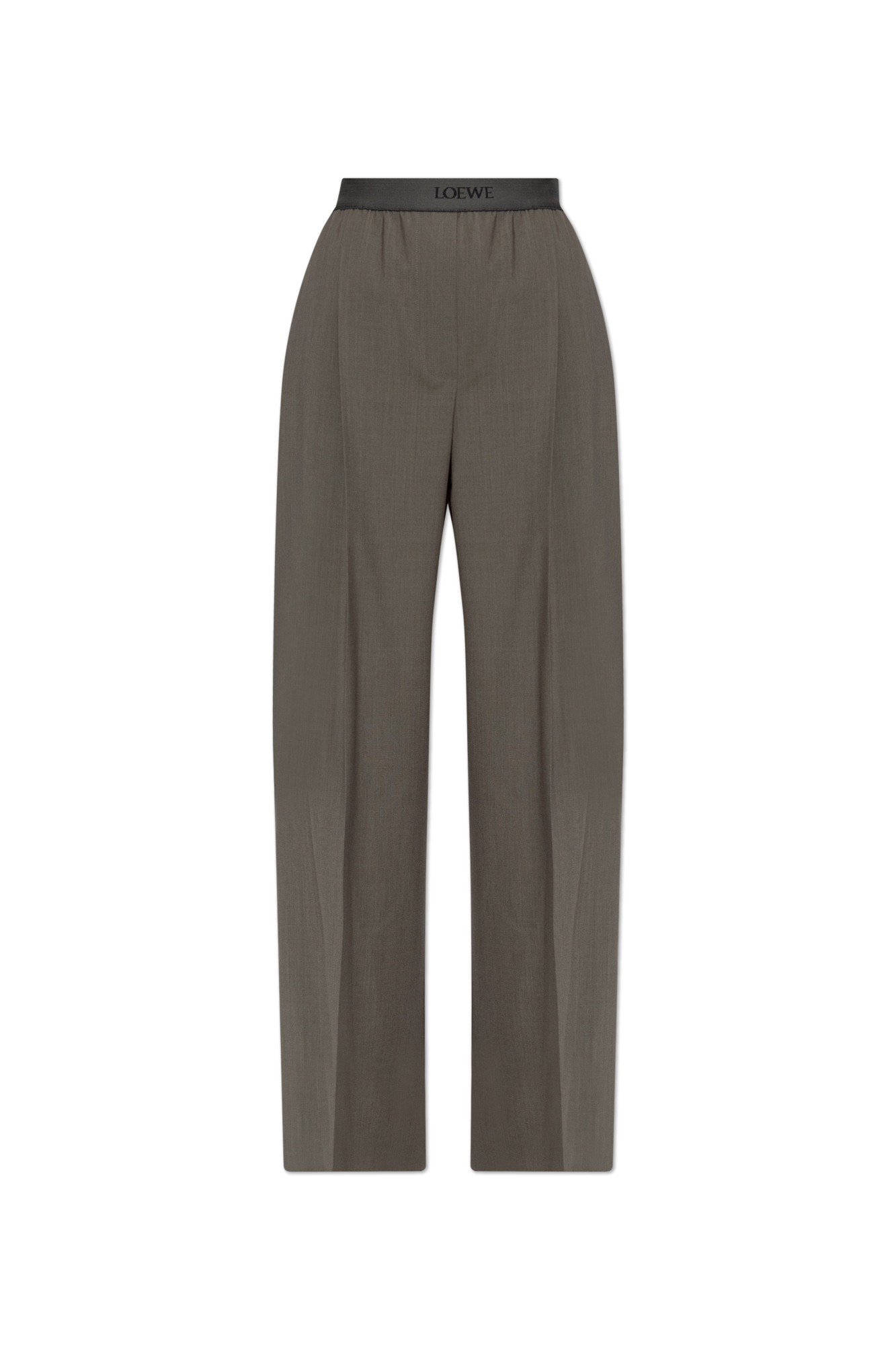 パンツ LOEWE KHAKI WOOL TROUSERS Loewe Wool trousers | Women's Clothing | Vitkac